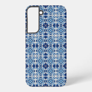 Mediterranean Tiles, Portuguese, Azulejo, Majolica Samsung Galaxy Case