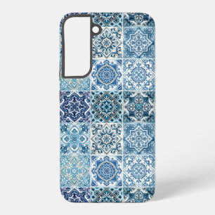 Mediterranean Tiles, Portuguese, Azulejo, Majolica Samsung Galaxy Case