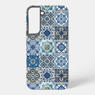 Mediterranean Tiles, Portuguese, Azulejo, Majolica Samsung Galaxy Case