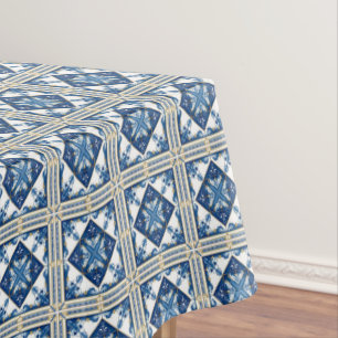 Mediterranean Tiles, Portuguese, Azulejo, Majolica Tablecloth