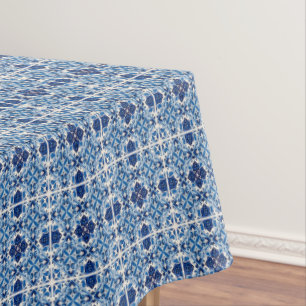 Mediterranean Tiles, Portuguese, Azulejo, Majolica Tablecloth