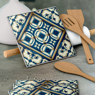 Mediterranean Tiles, Portuguese, Azulejo, Majolica Tile