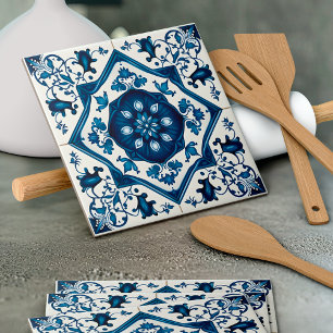 Mediterranean Tiles, Portuguese, Azulejo, Majolica Tile