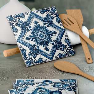 Mediterranean Tiles, Portuguese, Azulejo, Majolica Tile