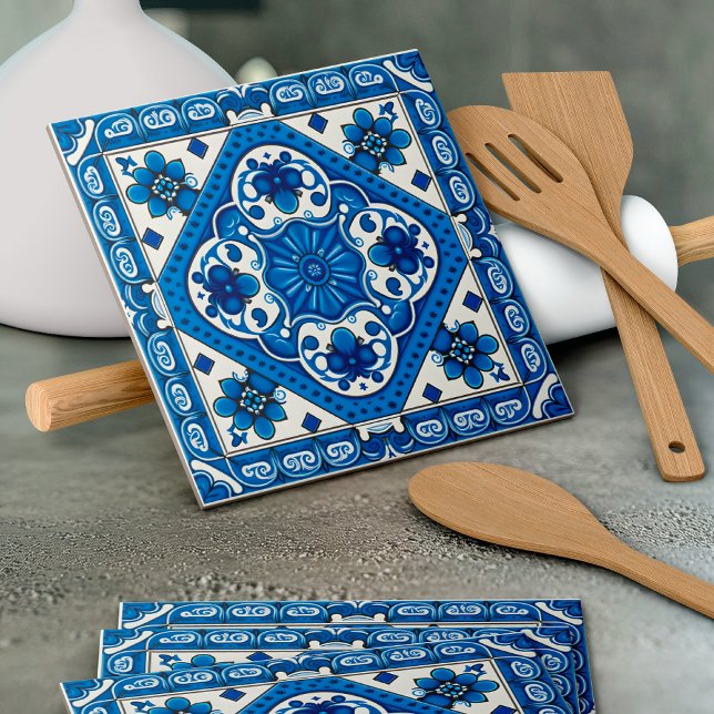 Mediterranean Tiles, Portuguese, Azulejo, Majolica Tile (Creator Uploaded)