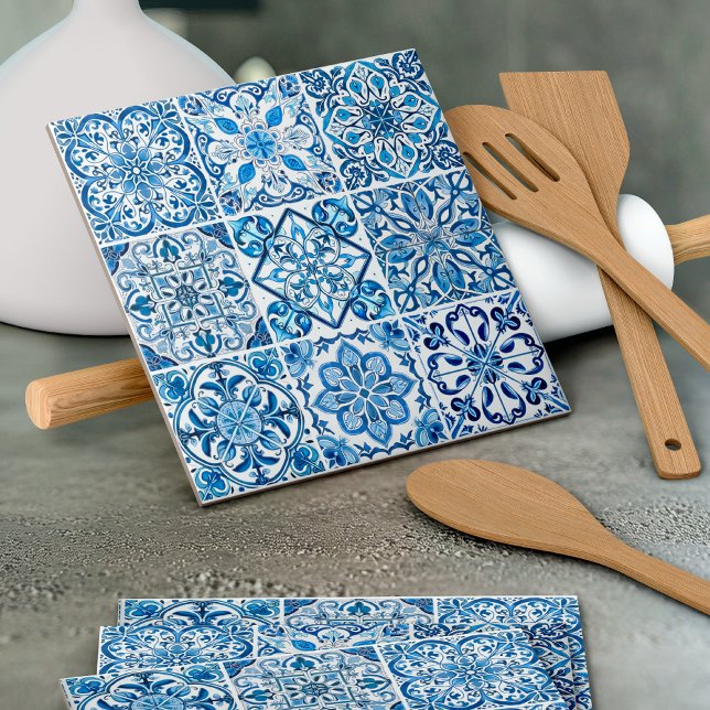 Mediterranean Tiles, Portuguese, Azulejo, Majolica Tile (Creator Uploaded)