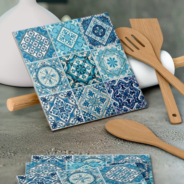 Mediterranean Tiles, Portuguese, Azulejo, Majolica Tile (Creator Uploaded)