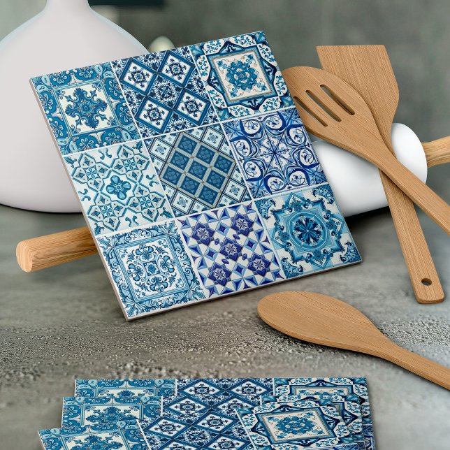 Mediterranean Tiles, Portuguese, Azulejo, Majolica Tile (Creator Uploaded)