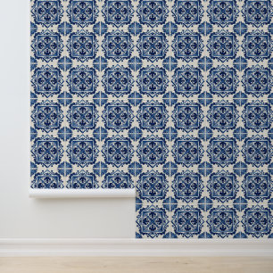 Mediterranean Tiles, Portuguese, Azulejo, Majolica Wallpaper