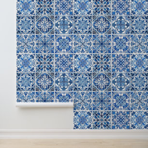 Mediterranean Tiles, Portuguese, Azulejo, Majolica Wallpaper
