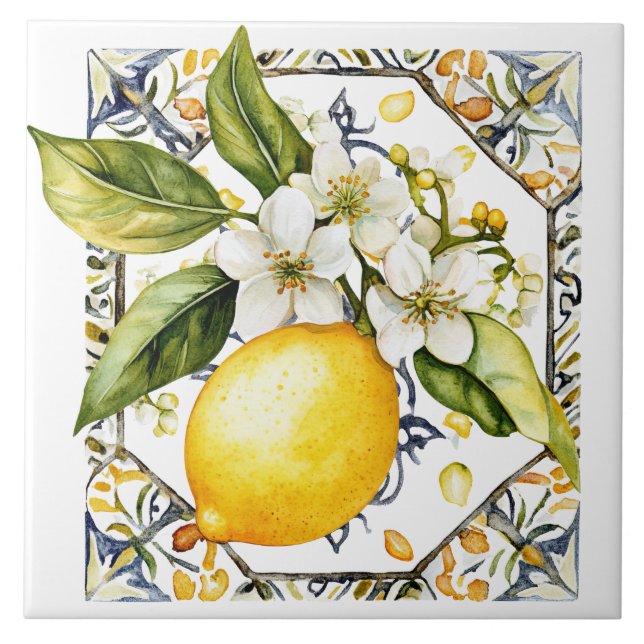 Mediterranean Tuscany Lemon Rustic Tile (Front)