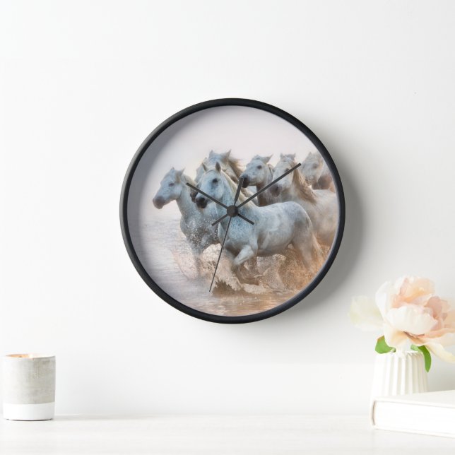 Mediterranean Water at Sunrise Clock (Home)