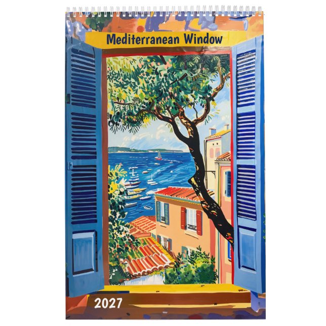Mediterranean Window & Terrace Art Calendar (Cover)