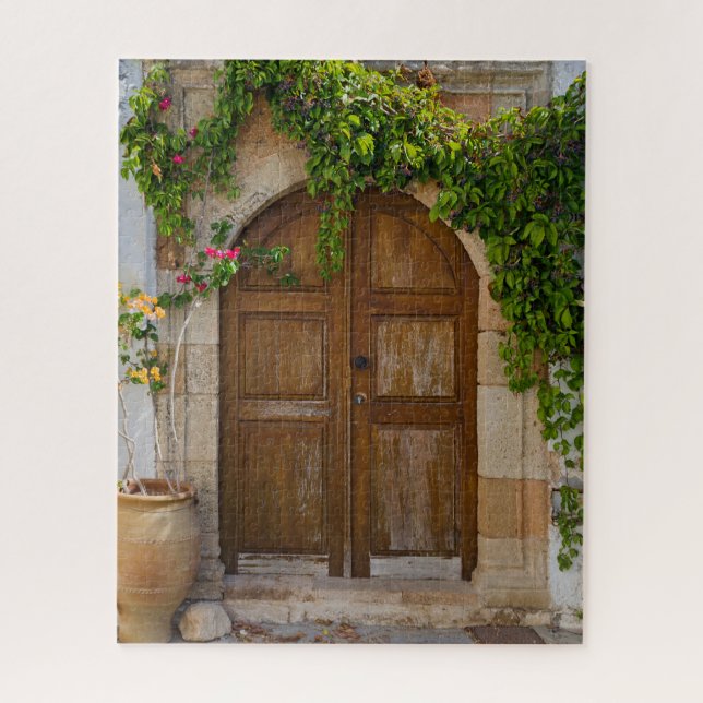 Mediterranean Wooden Door Puzzle (Vertical)