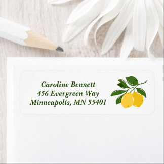 Mediterranean Yellow Lemon Branch