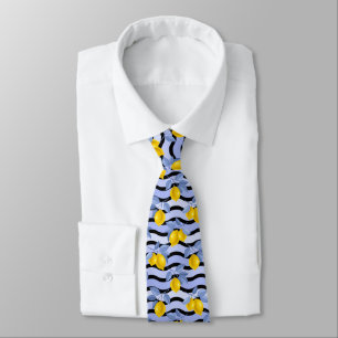 Mediterrenean Citrus Lemon pattern Tie