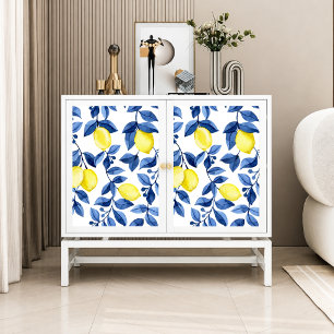 Mediterrenean Citrus Lemon pattern Tissue Paper