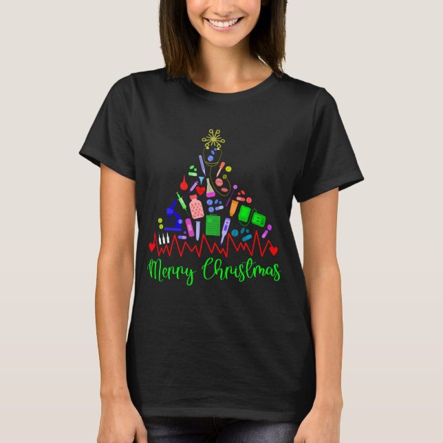 MediTree Magic: A Medical Christmas Celebration T-Shirt (Front)