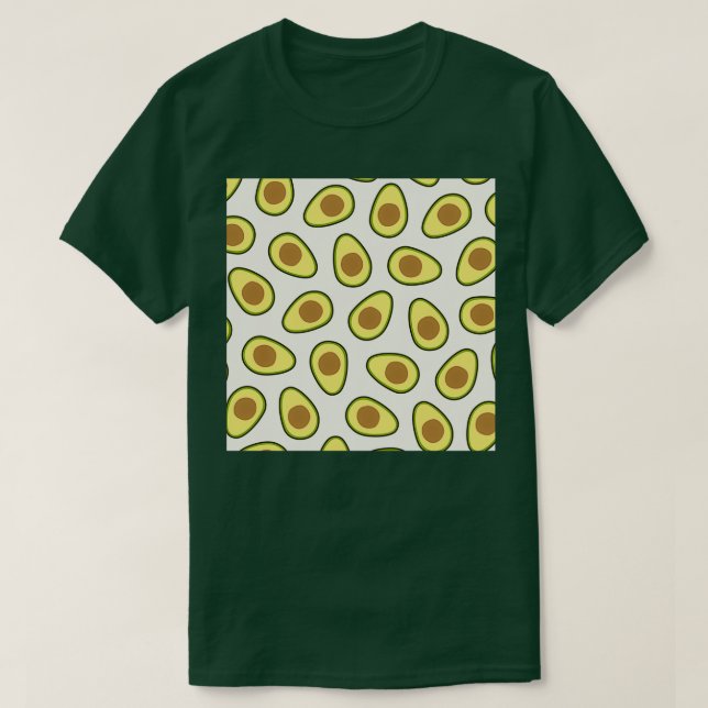 Medium avocado pattern T-Shirt (Design Front)