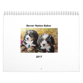 Medium Berner Nation Babes 2017 calender Calendar