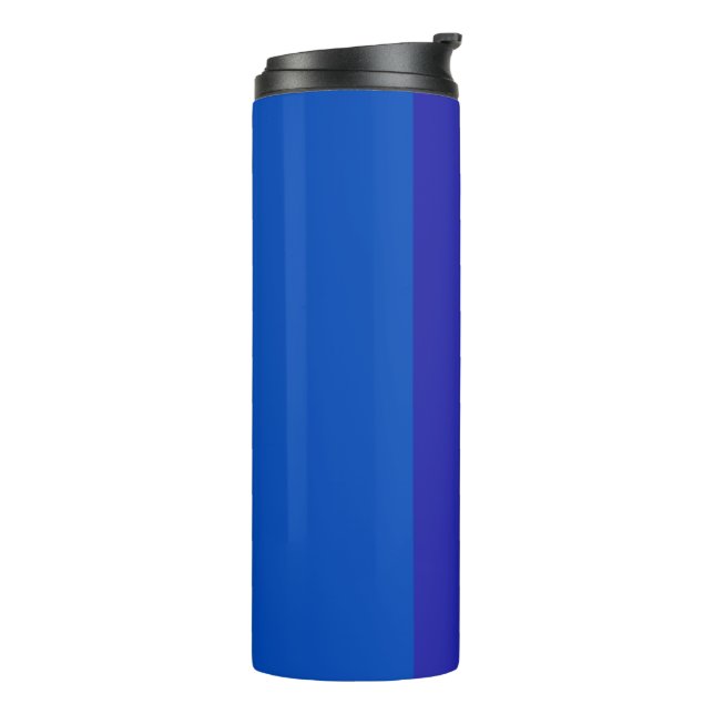  Medium Blue- Strong  blue -Grayish azure  Thermal Tumbler (Rotated Left)