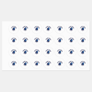 Medium Circle Iron On Label