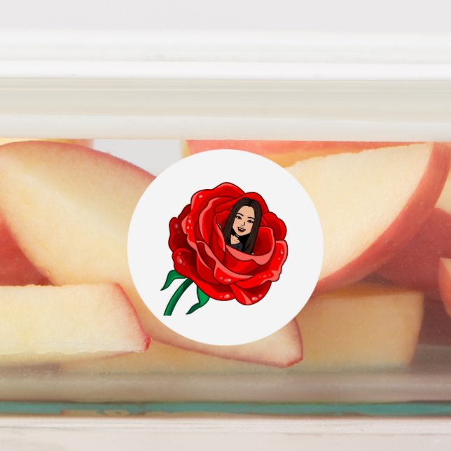 Medium Circle Multipurpose  Waterproof Label (Affixed)