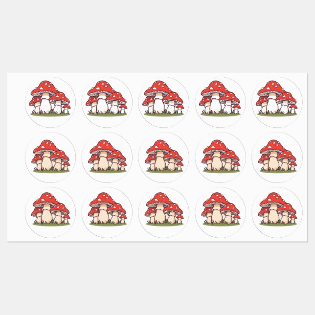 Medium Circle Waterproof Label (Sheet)