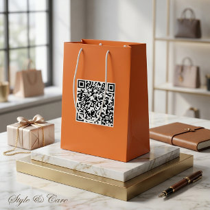 Medium Custom Bag with QR Code for Brand Promotion