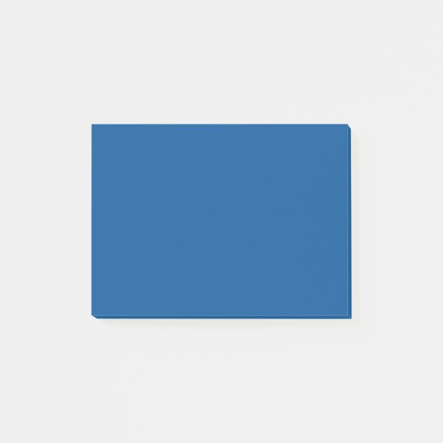 Medium Electric Blue Solid Colour Post-it Notes (Front)