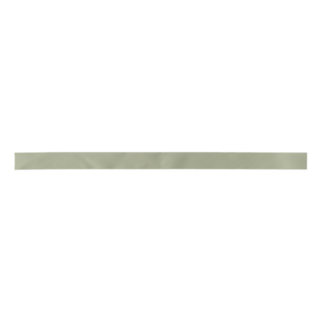 Medium Sage Green Coloured Satin Ribbon (Front)