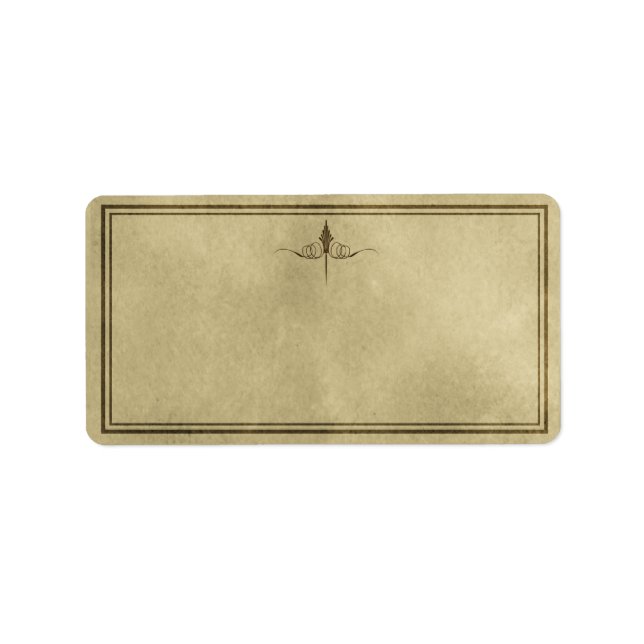 Medium Simple Elegance Apothecary Label (Front)