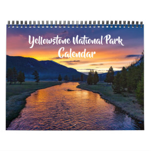 Medium Size Yellowstone Park Calendar