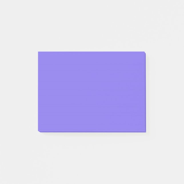 Medium Slate Blue Solid Color Post-it Notes (Front)