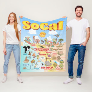 Medium SoCal Fleece Blanket