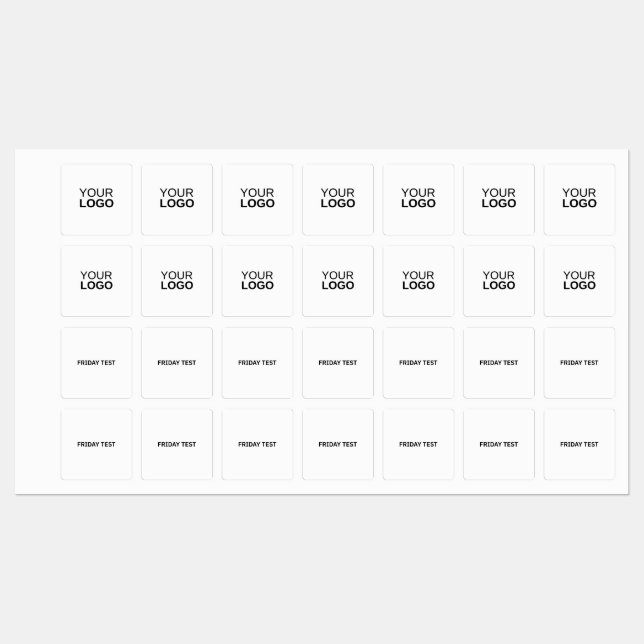 Medium Square Iron On Label (Sheet)