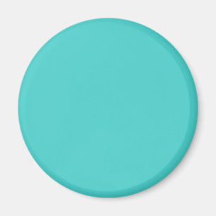 Medium Turquoise Solid Color Magnet
