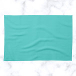Medium Turquoise Solid Colour Tea Towel<br><div class="desc">Medium Turquoise Solid Colour</div>