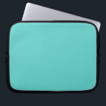 Medium Turquoise Solid Plain Colour Laptop Sleeve<br><div class="desc">Femininity,  girlish colour Style. A turquoise represents calmness,  creativity & emotional balance. Without a doubt,  it is an attractive,  fashionable,  adorable look. 
Nice to have it & exist around you.</div>