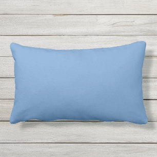 medium Wedgwood blue pillow