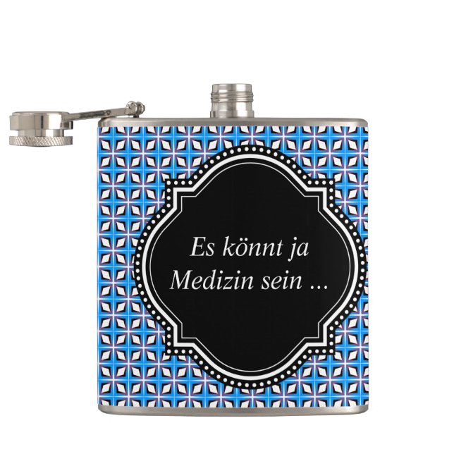 Medizin Flachmann Hip Flask (Opened)