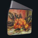 Medlar Branch by Pierre Renoir Laptop Sleeve<br><div class="desc">Pierre-Auguste Renoir's famous painting,  Medlar Branch.</div>