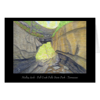 Medley Arch Natural Bridge - Appalachian Art Card