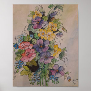 Medley of Flowers Poster