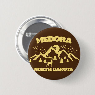 Medora,North Dakota 6 Cm Round Badge