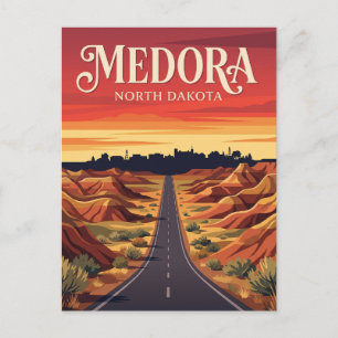 Medora USA Postcard