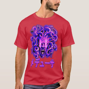 Medusa Aesthetic Japanese Otaku Greek Mythology T-Shirt
