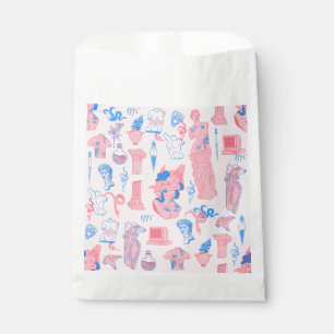 medusa ancient greece aesthetic pink favour bags