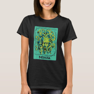 Medusa Ancient Greek Tarot Card Greek Mystical Ca T-Shirt