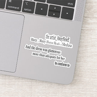 Medusa awaynowe Horror 4MMHead Bphrases Diecut 25